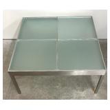 Gorgeous Contemporary Glass Top Accent Table
