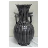 Gorgeous Gray Double Handled Vase