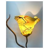 Decorative Handblown Glass Table Lamp