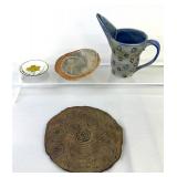 Set of Various Artistic Hand Crafted Dishes