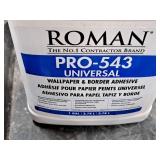 Lot of (1) Roman® Pro-543 Wallpaper/Border Adhesive 1-Gallon Bottle