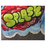 2- 6pks 16.9 oz Splash Wild Berry...