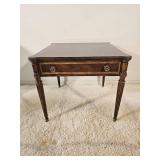 Henredon Tiger Wood Surface Accent Table