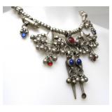Lovely Old Tribal Afghan Silver Necklace