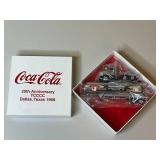 MAIN - Coca-Cola 25th Anniversary TCCC Dallas, Texas 1999 Collectible Truck Set