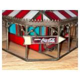 BASEMENT - Vintage Coca-Cola Stained Glass Lamp