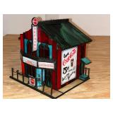 BASEMENT - Vintage Coca Cola Stained Glass Theater Model
