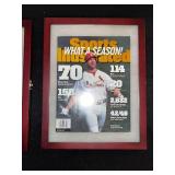 BASEMENT - Framed Sports Memorabilia: St. Louis Cardinals Magazines