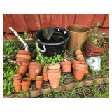 Large Lot of Flower Pots and Planters