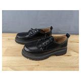 IUY Black Oxford Loafers Women