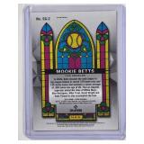 Mookie Betts 2021 Panini Stained Glass Prizm No. SG-2