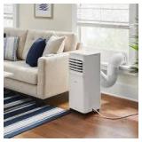 Vissani 5,000 BTU 115-Volt Portable Air Conditioner for 150 sq. ft. Rooms with Dehumidifier and Remote in White Customer Returns See Pictures