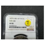 1879-S Rev. of 1878   Top 100 Coin! NGC XF45 NGC Price Guide is $125