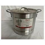 Sazon 16 Quart Aluminum Stock Pot with Steamer