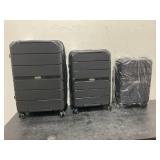 3PCS Travelhouse Luggage Set Suitcase with Spinner Wheels