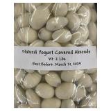 Natural Yogurt Covered Almonds - 2 Bags, 2 Lbs Each