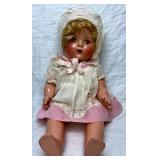 Antique Jointed 17" Doll with Additional Outfit