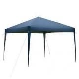 Karl home 10 ft. x 10 ft. Blue Straight Leg Party Tent  Customer Returns See Pictures