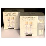 24% Lead Crystal Candle Collection - Two Boxed Sets