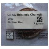 1 0Z SILVER BRITANNIA CHARLES III