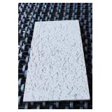 Natural Acoustic Fissured Suspended Ceiling Tiles Measure: 12" X 24" X 3/4" ,One Full Box Of 44 Square Foot