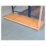 Industrial Wood-Shelf / Metal Shelving Unit 4-shelf 24-1/2"x74"x84"