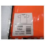 NEW Ergodyne GloWear 8089 Hi-Vis Short Sleeve T-Shirt -Non-Certified - Orange - MEDIUM