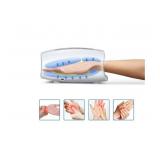 Dartwood Hand Massager with Heat and Compression - Wireless Electric Massager for Hands, Wrists, and Fingers (White)