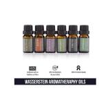 NEW Wasserstein Aromatherapy Oils - 100% Pure Essential Oils Gift Set (Peppermint, Tea Tree, Lemongrass, Lavender, Orange, Eucalyptus) (6 Pack, 10ml)