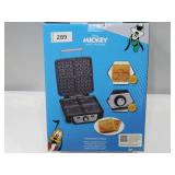 NEW Mickey and Friends 4-Slice Waffle Maker