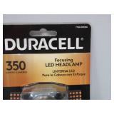 NEW Duracell 350 Lumen Focusing LED Headlamp - Comfortable and Ultra-Strong Design with 3 Modes and 3-AAA Batteries Included