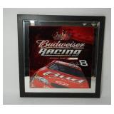 Dale Earnhardt Jr Budweiser Official Beer Racing Collectible Framed Mirror Sign