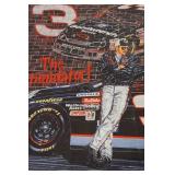 NASCAR Vintage Poster Art Dale Earnhardt Sr. #3 Artist Sam Bass “Ready to Rumble” 1996 Poster/Print…