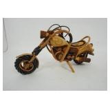 NEW Collectible Art Sculpture Wood Motorcycle Bike Handmade Harley Davidson