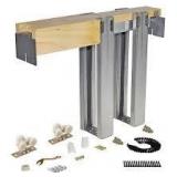 Lot of Johnson Hardware 1500 Series 24 in. to 36 in. x 80 in. Universal Pocket Door Frame for 2x4 Stud Wall  Customer Returns See Pictures