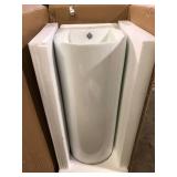 Swiss Madison Sublime Rounded Basin Pedestal Sink in Glossy White    Customer Returns See Pictures
