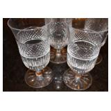 Lot of 4 Water/Wine Crystal Goblets