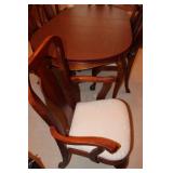 Thomasville Furniture Solid Cherry Dining Room Table and 6 Chairs