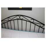 Twin Daybed with Iron and Wood Frame and Memory Foam Mattress