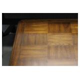 Square Wood Grain End Table