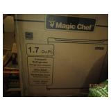 Magic Chef 1.7 Cu. Ft. Mini Refrigerator with Chiller Compartment - Black