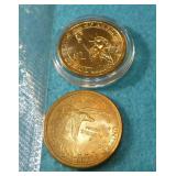 11 Dollar coins  Eisenhower, Anthony, Sacagawea, Madison