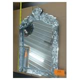 Gorgeous beveled edge all glass mirror 11x17