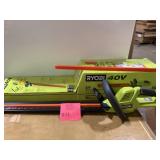 Ryobi 24 in. 40V Hedge Trimmer (Tool-Only) Customer Returns See Pictures