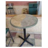 COMMERCIAL RESTAURANT DINING ROUND TABLE AND CHAIRS SET