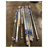 Lot of Assorted Sliding Bypass Track and Hardware Set for 2 Bypass Doors and Pocket Door Track and Hardware Set Various Models and Conditions  Customer Returns See Pictures