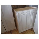 Lot of Assorted White Kitchen Cabinets