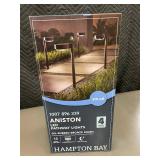 N4 - Hampton Bay Aniston LED Pathway Lights - 4 Pack