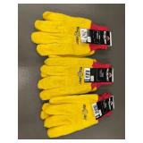 Lot of 4 Wells Lamont Chore Gloves One Size