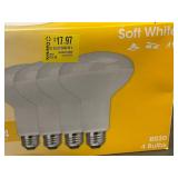 I 2 - Great Value LED Floodlight BR30 Medium Base Soft White 4 Bulbs Pack